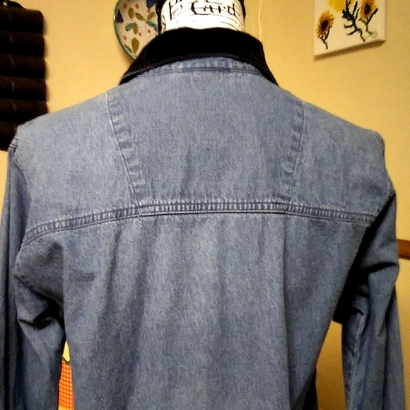WOMEN'S DENIM SHIRT VINTAGE "BILL BLASS" (sz S) - Picture 5 of 7
